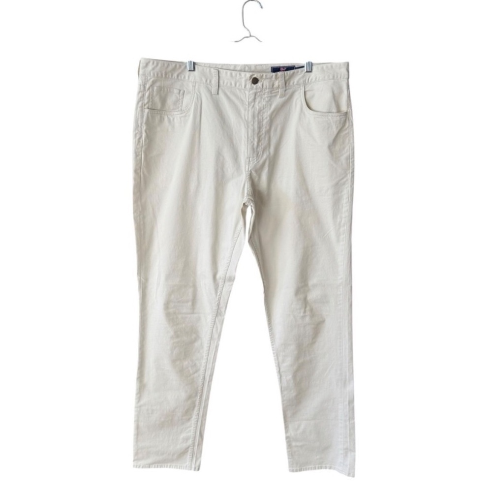 Vineyard Vines Men’s Slim Chino Pants 40x34 Stone Khaki - Picture 2 of 8